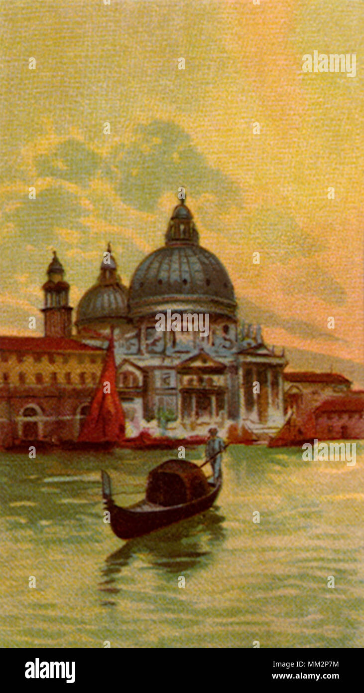 Salute Église. Venise. 1930 Banque D'Images