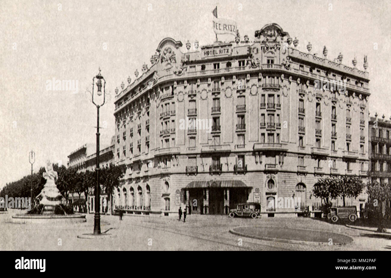 Hôtel Ritz. Barcelone. 1930 Banque D'Images