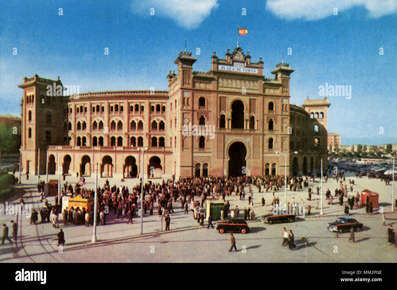 Palais de la tauromachie. Madrid. 1960 Banque D'Images