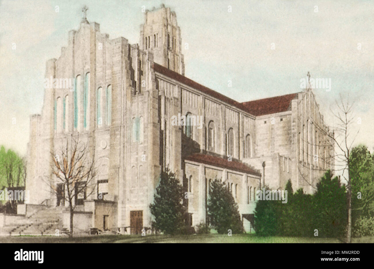 Justins Église catholique romaine. Hartford. 1920 Banque D'Images