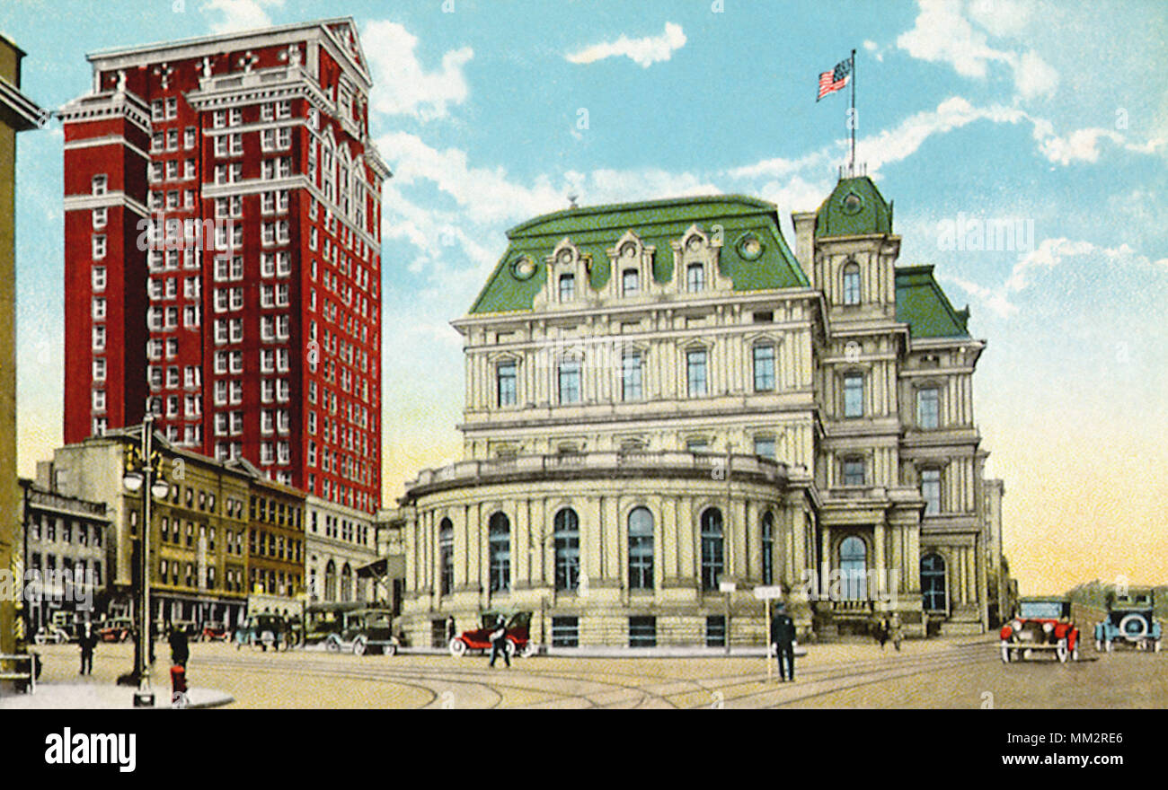 Bureau de poste. Hartford. 1927 Banque D'Images