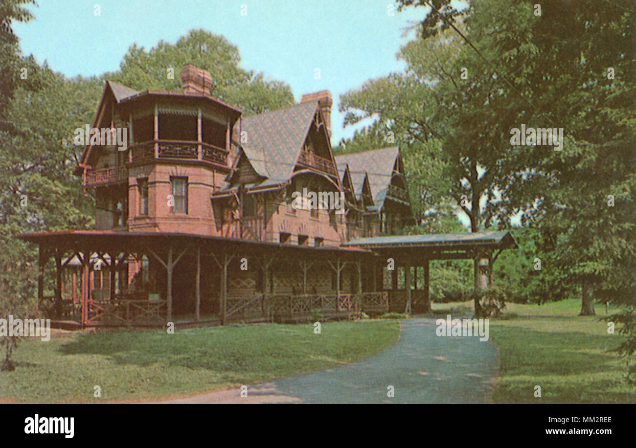 Mark Twain House. Hartford. 1960 Banque D'Images