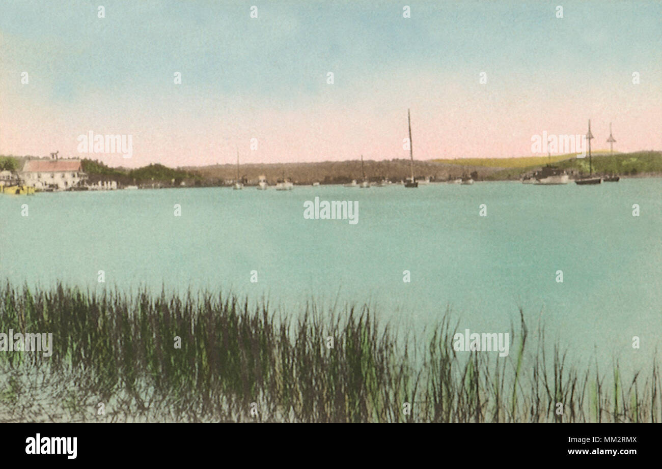 Vue sur le port. L'Essex. 1937 Banque D'Images Vue sur le port. L'Essex. 1937 Banque D'Images