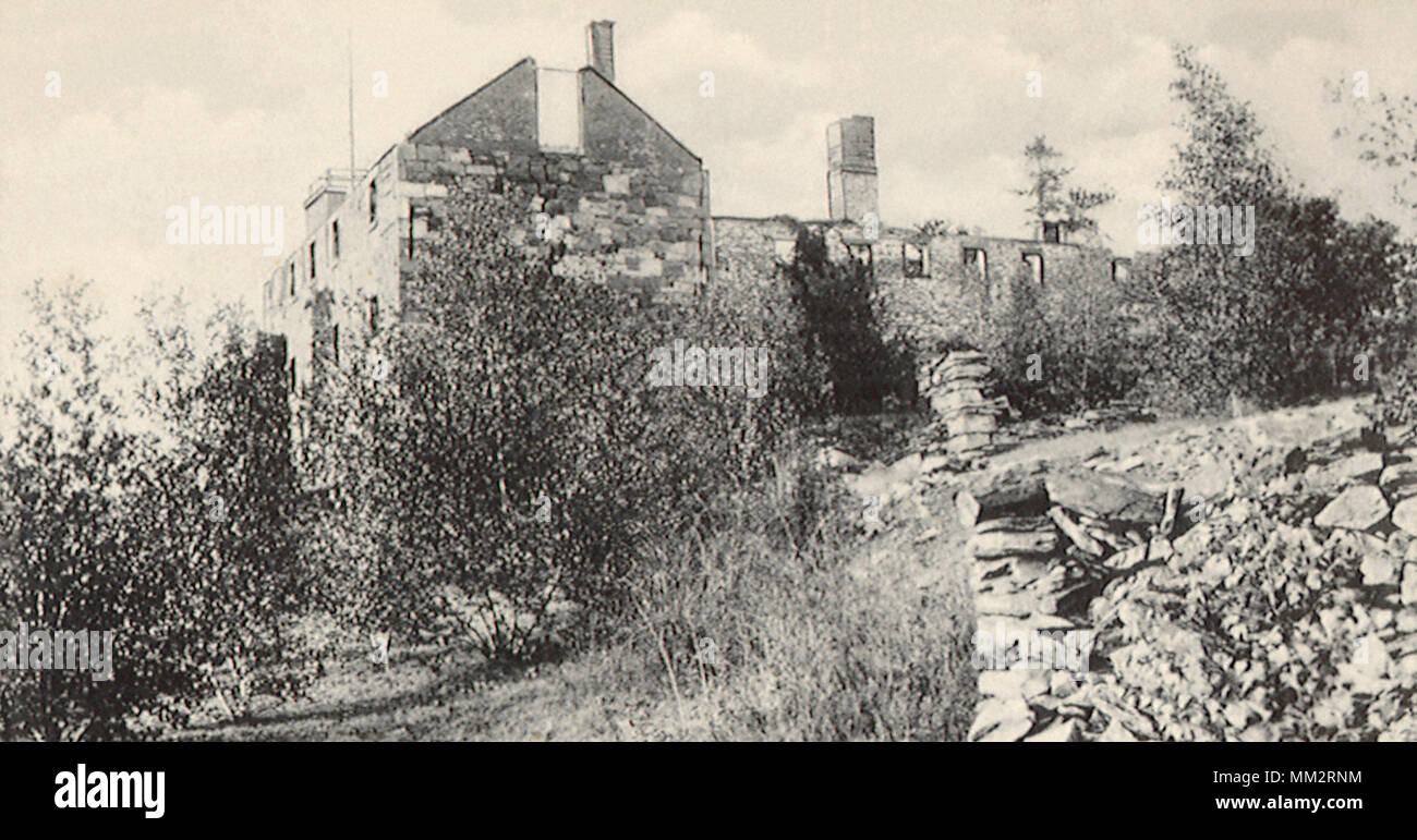 Newgate Prison sur la colline de cuivre. East Granby. 1910 Banque D'Images