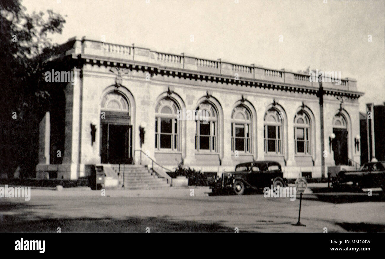 Bureau de poste. Connersville. 1948 Banque D'Images