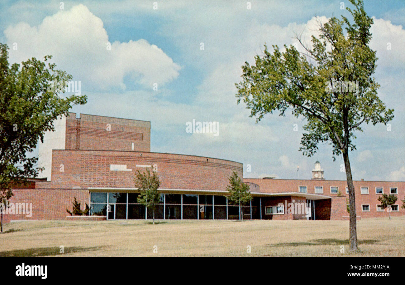 Duerksen Fine Arts Center. Wichita. 1950 Banque D'Images