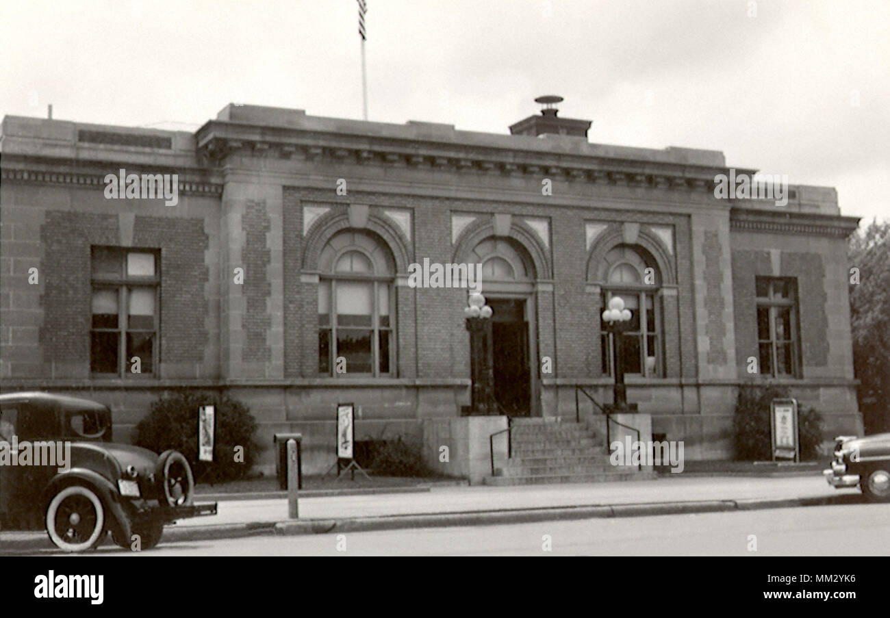 Bureau de poste. Newton. 1935 Banque D'Images