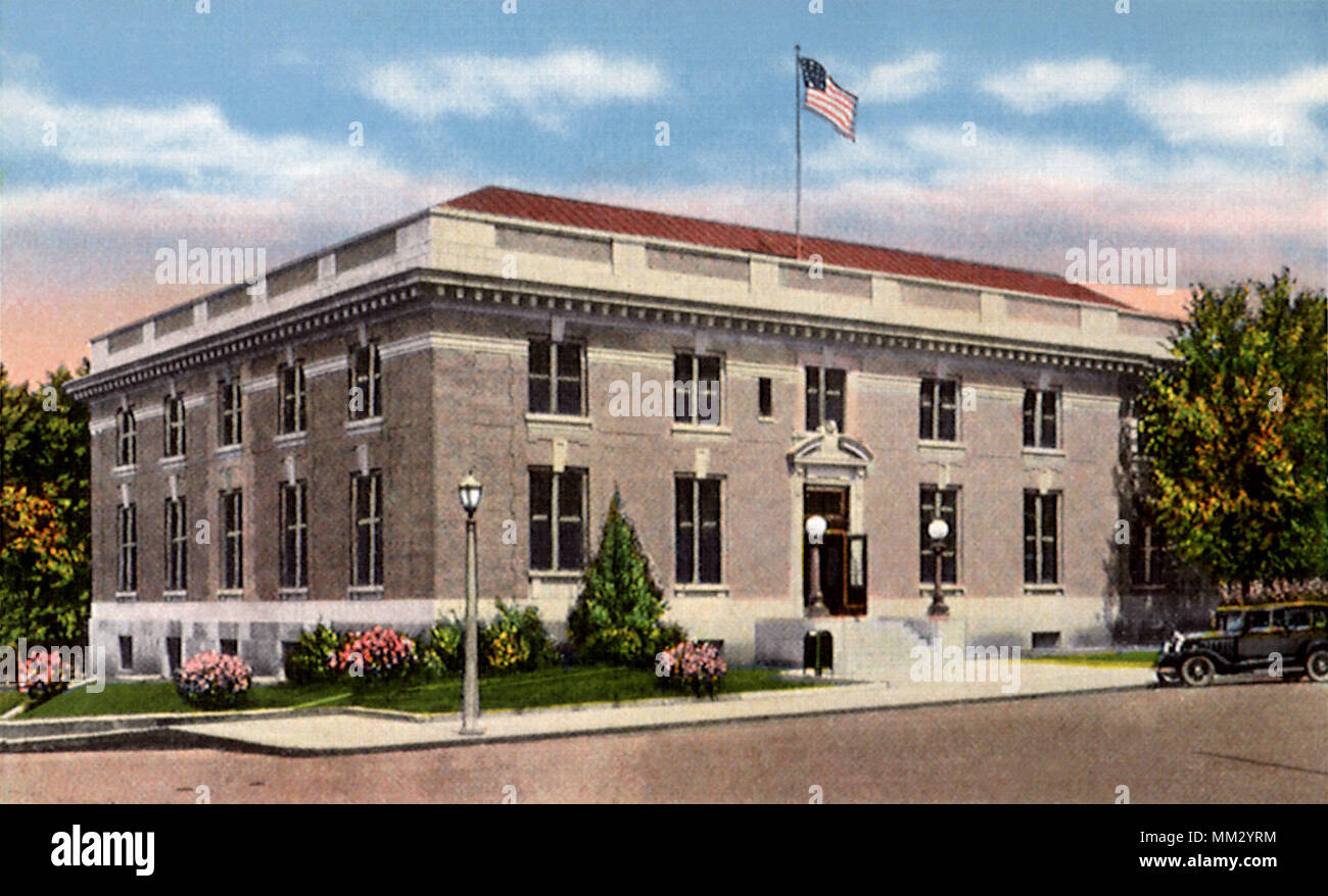 Bureau de poste. Cleveland. 1940 Banque D'Images