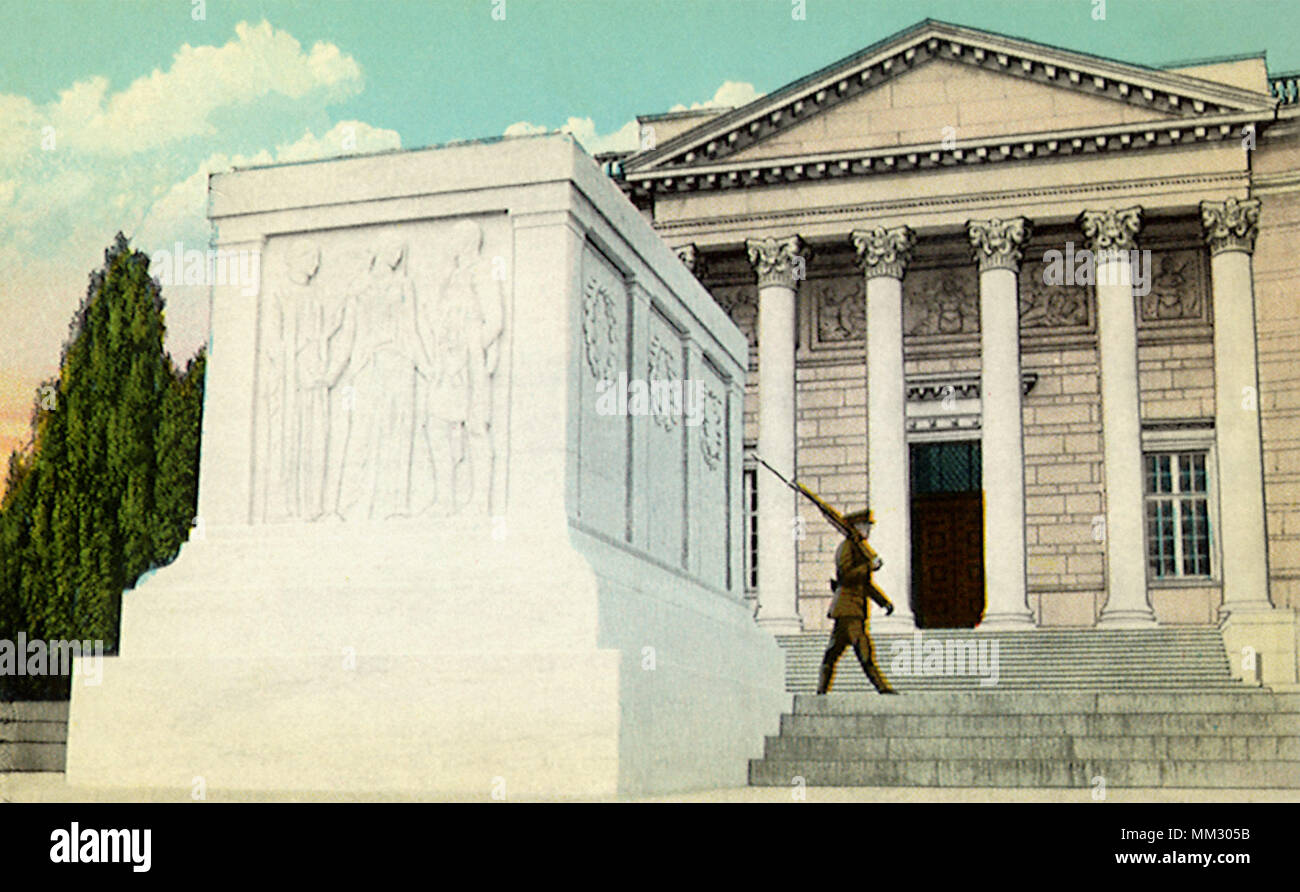 Tombe du Soldat inconnu. Arlington. 1920 Banque D'Images