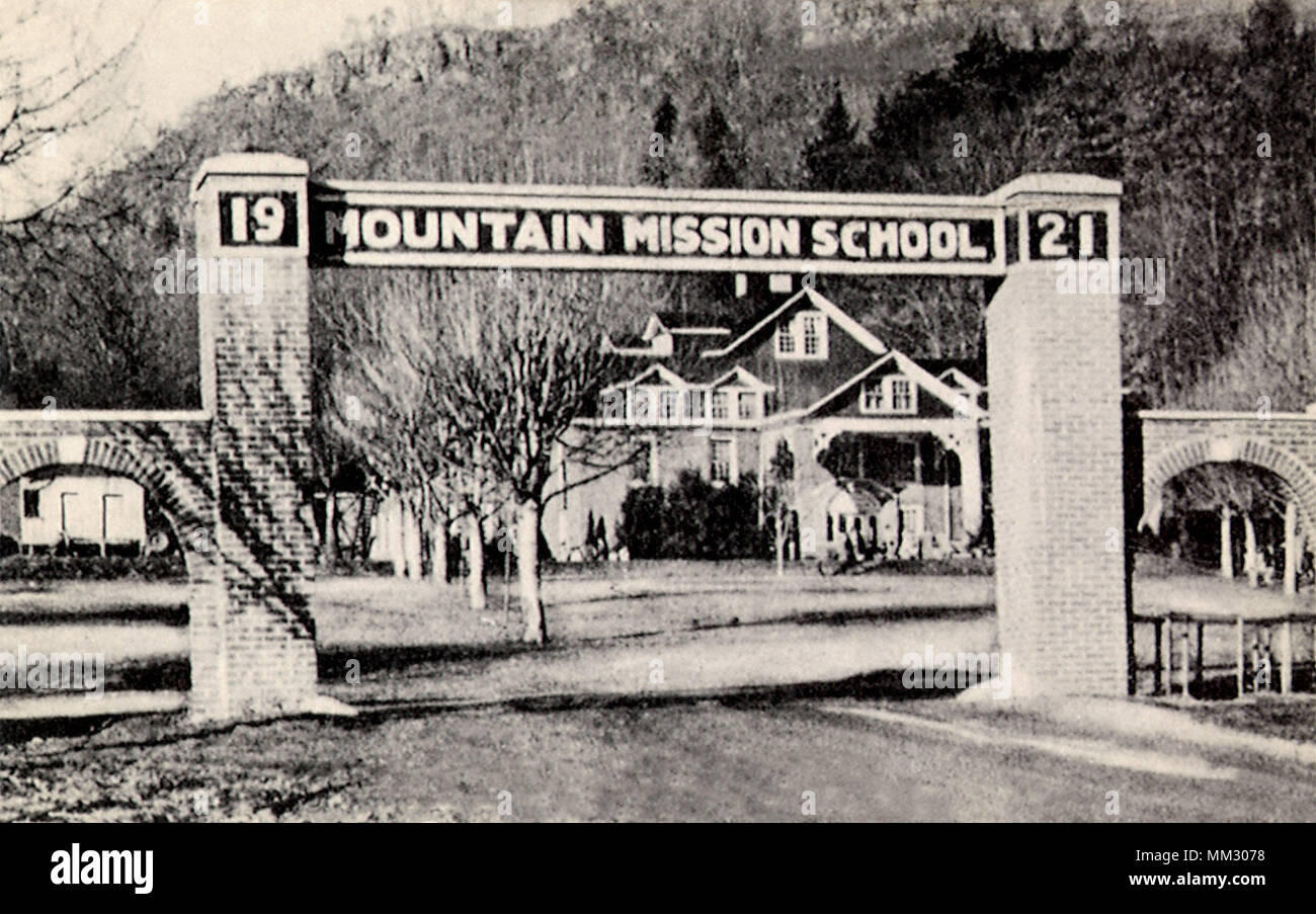 La Mission de la montagne l'école. Grundy.1964 Banque D'Images