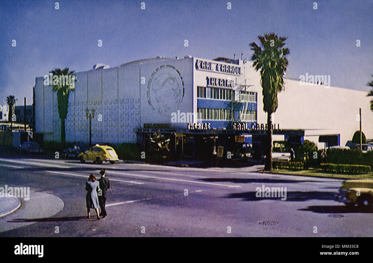 Earl Carroll Theatre Restaurant. Hollywood. 1960 Banque D'Images