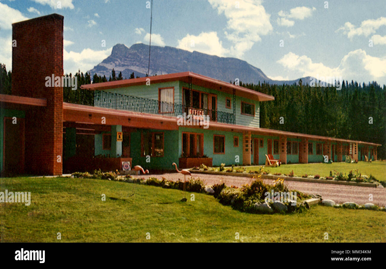 Hôtel Archway. Banff. 1960 Banque D'Images