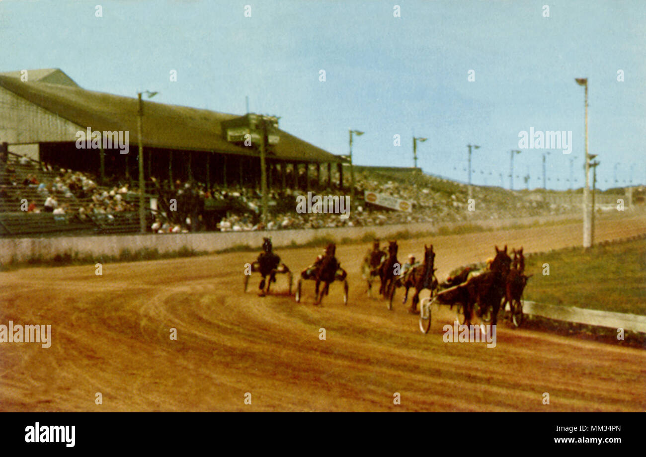 Courses hippiques. Charlottetown. 1962 Banque D'Images