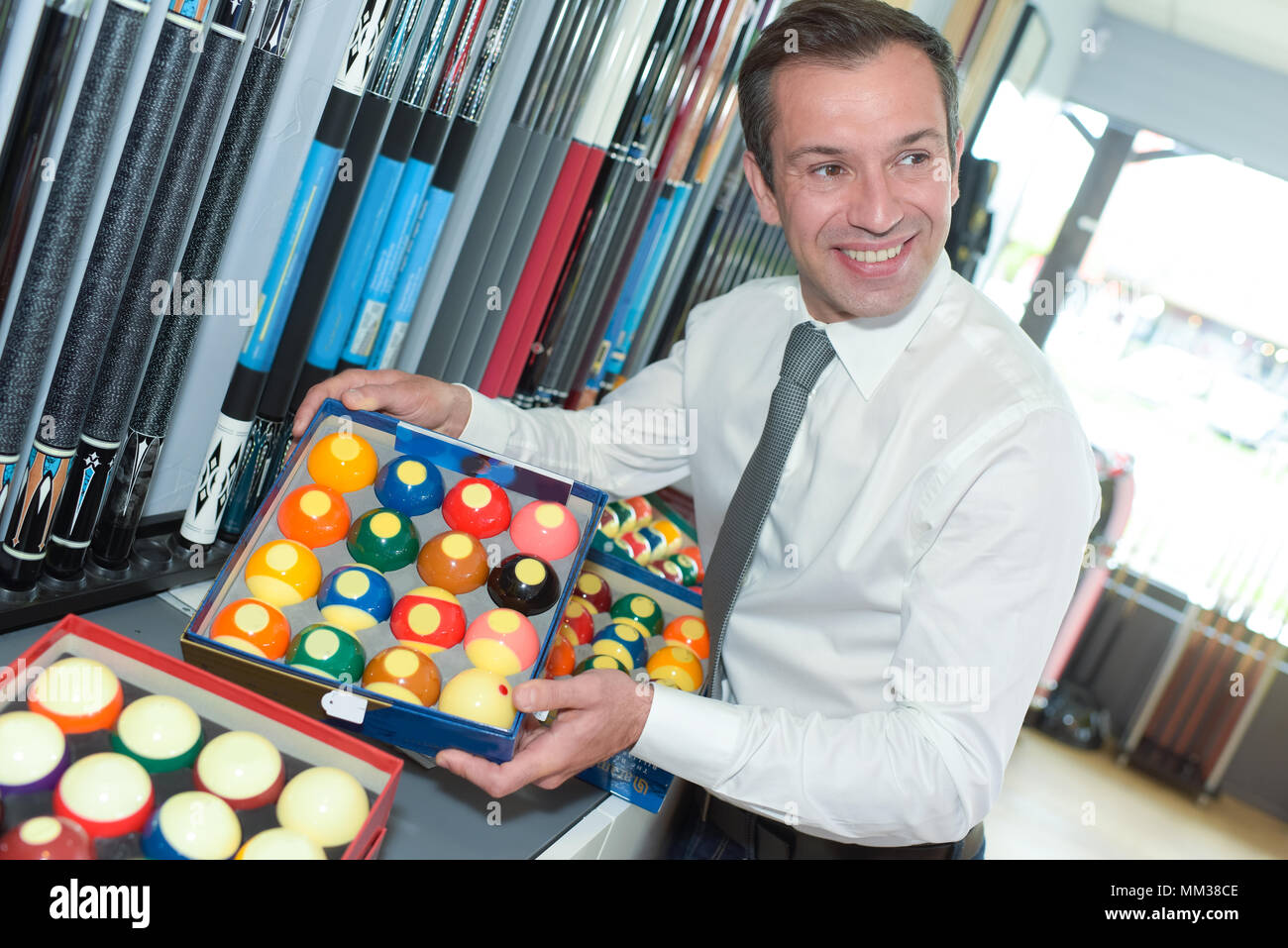 Vente d'accessoires de l'homme Banque D'Images