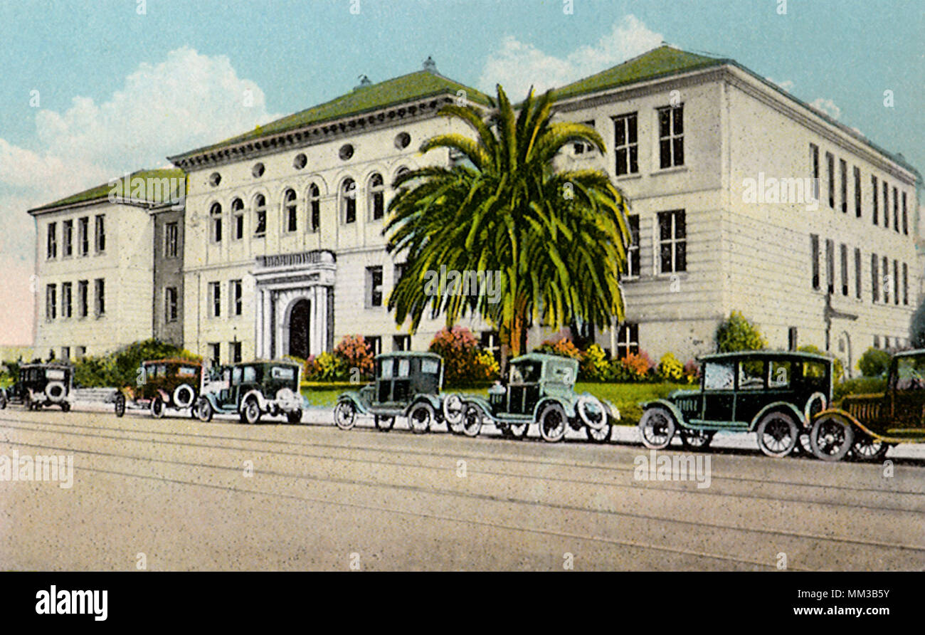 Poursuite High School. Berkeley. 1920 Banque D'Images