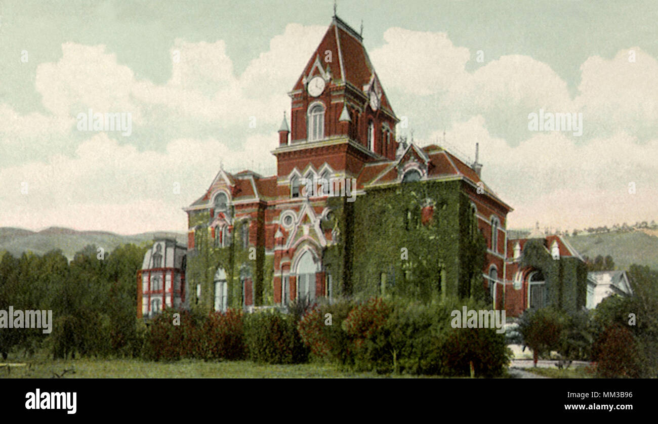 Bibliothèque. Université de Californie. Berkeley. 1908 Banque D'Images