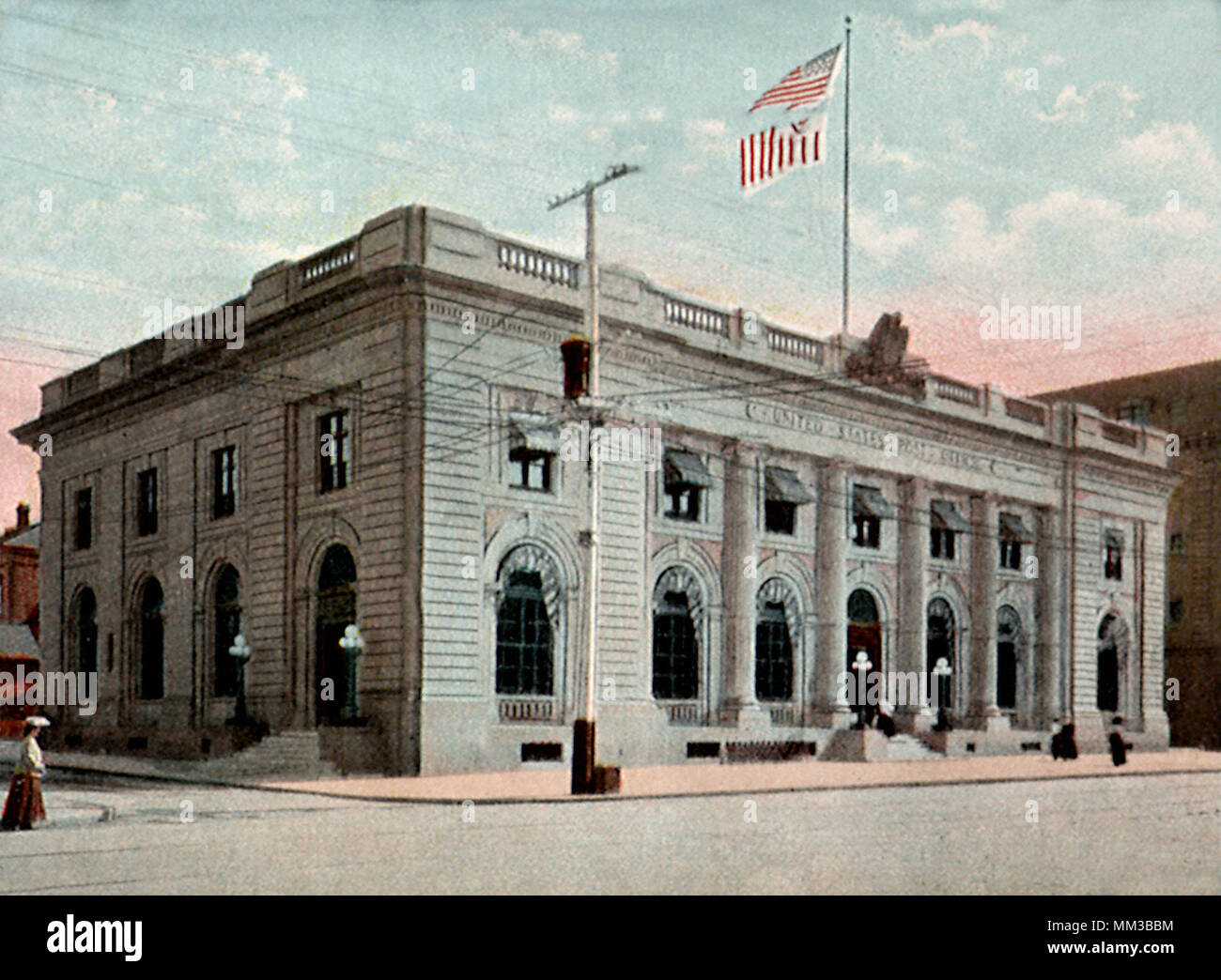 Bureau de poste. Oakland. 1910 Banque D'Images