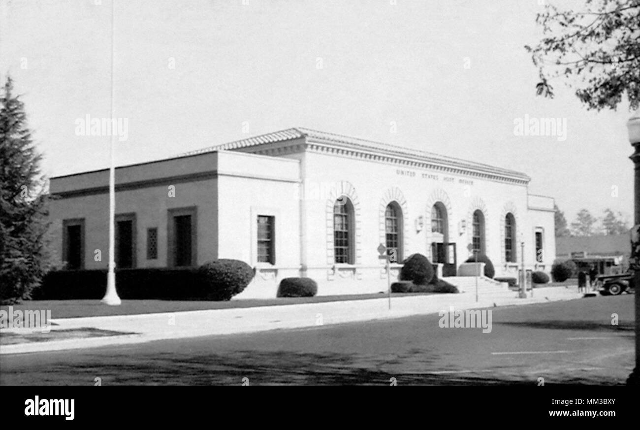 Bureau de poste. Merced. 1935 Banque D'Images