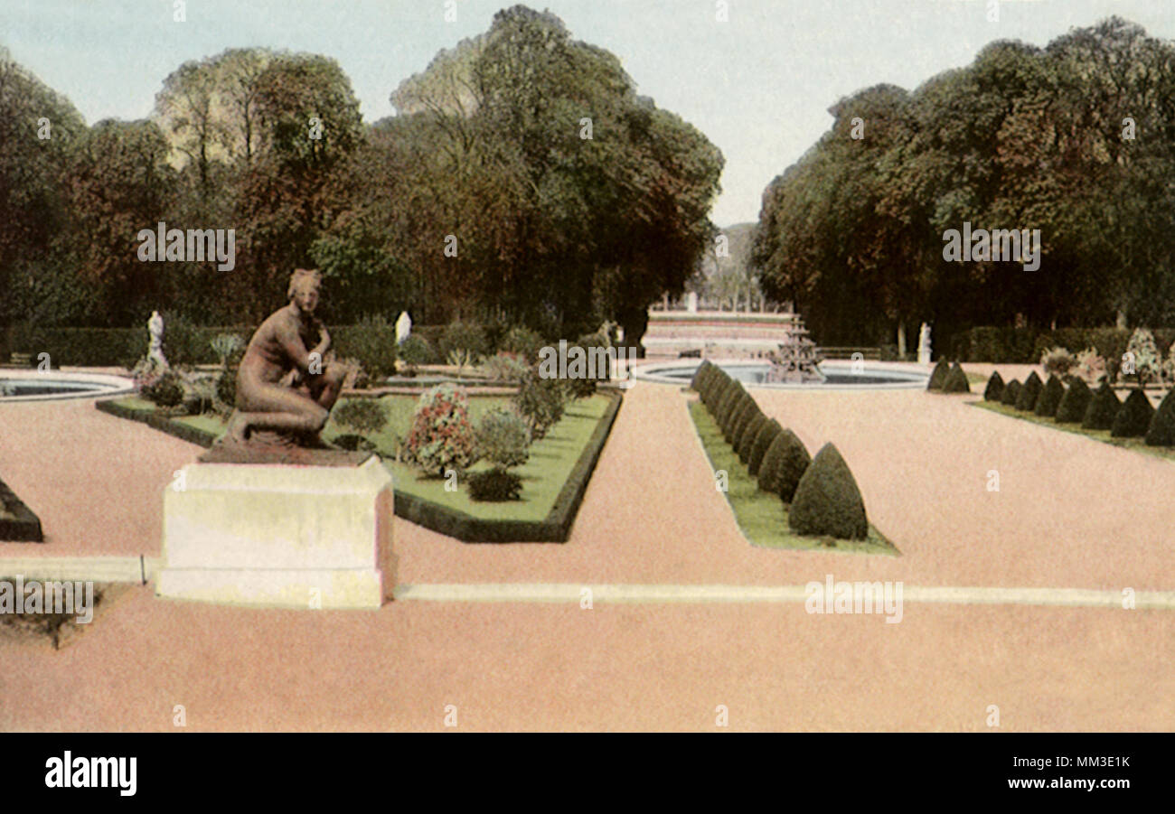 Jardins du nord. Versailles. 1930 Banque D'Images