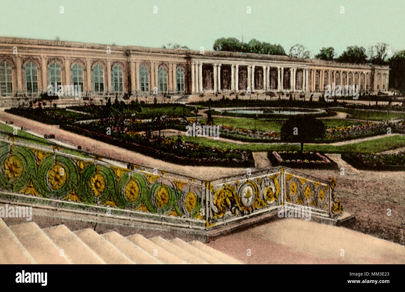 Grand Trianon et Jardins. Versailles. 1930 Banque D'Images