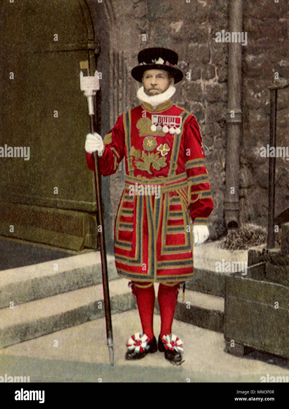 Du bon travail de la garde. Londres. 1902 Banque D'Images