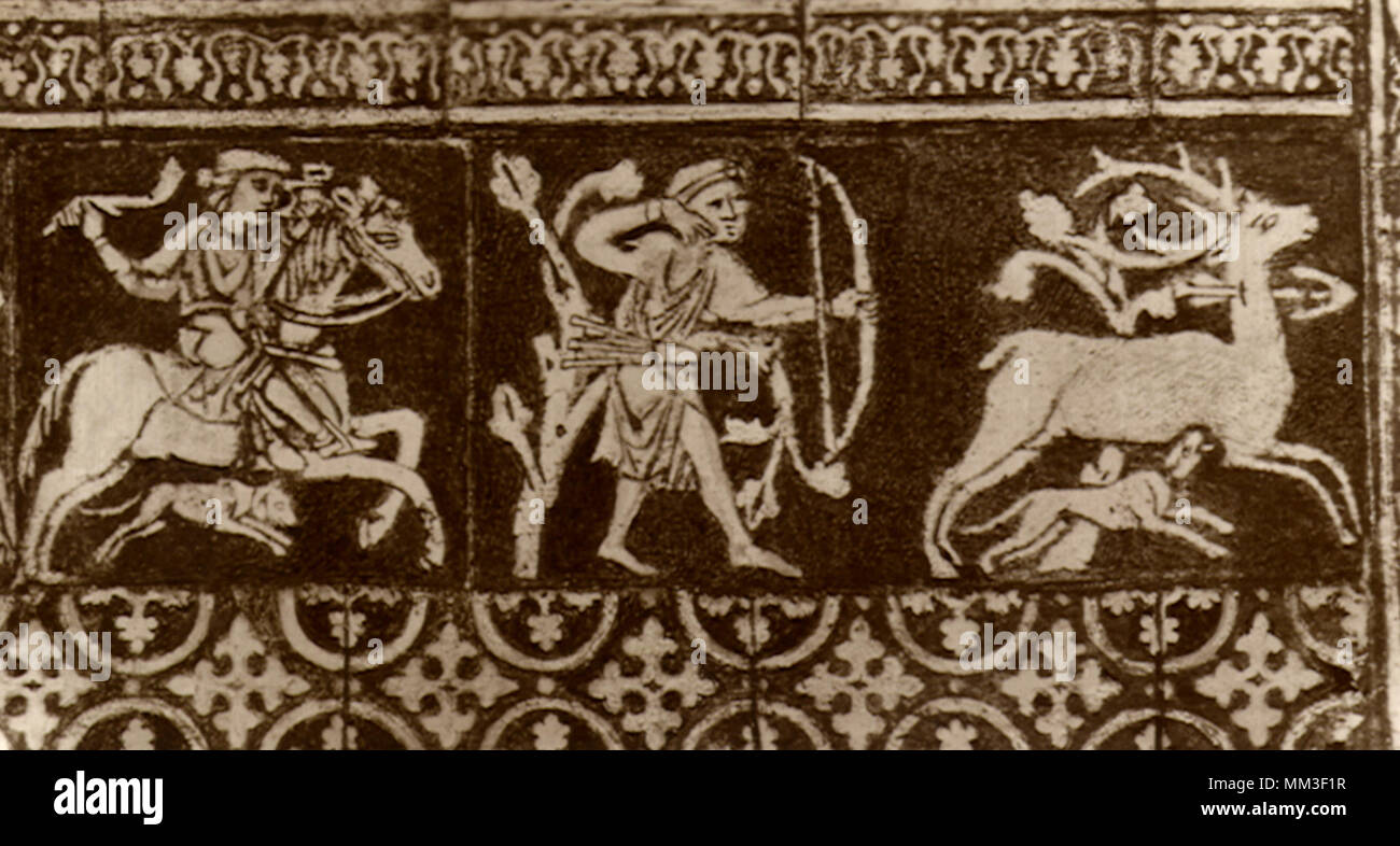 Artwork à l'abbaye de Westminster. Londres. 1930 Banque D'Images