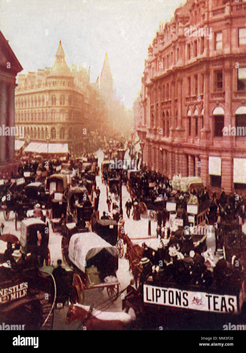 Cheapside. Londres. 1910 Banque D'Images