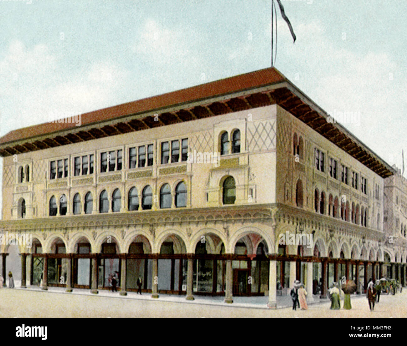 Saint Marks Hotel. Venise. 1910 Banque D'Images