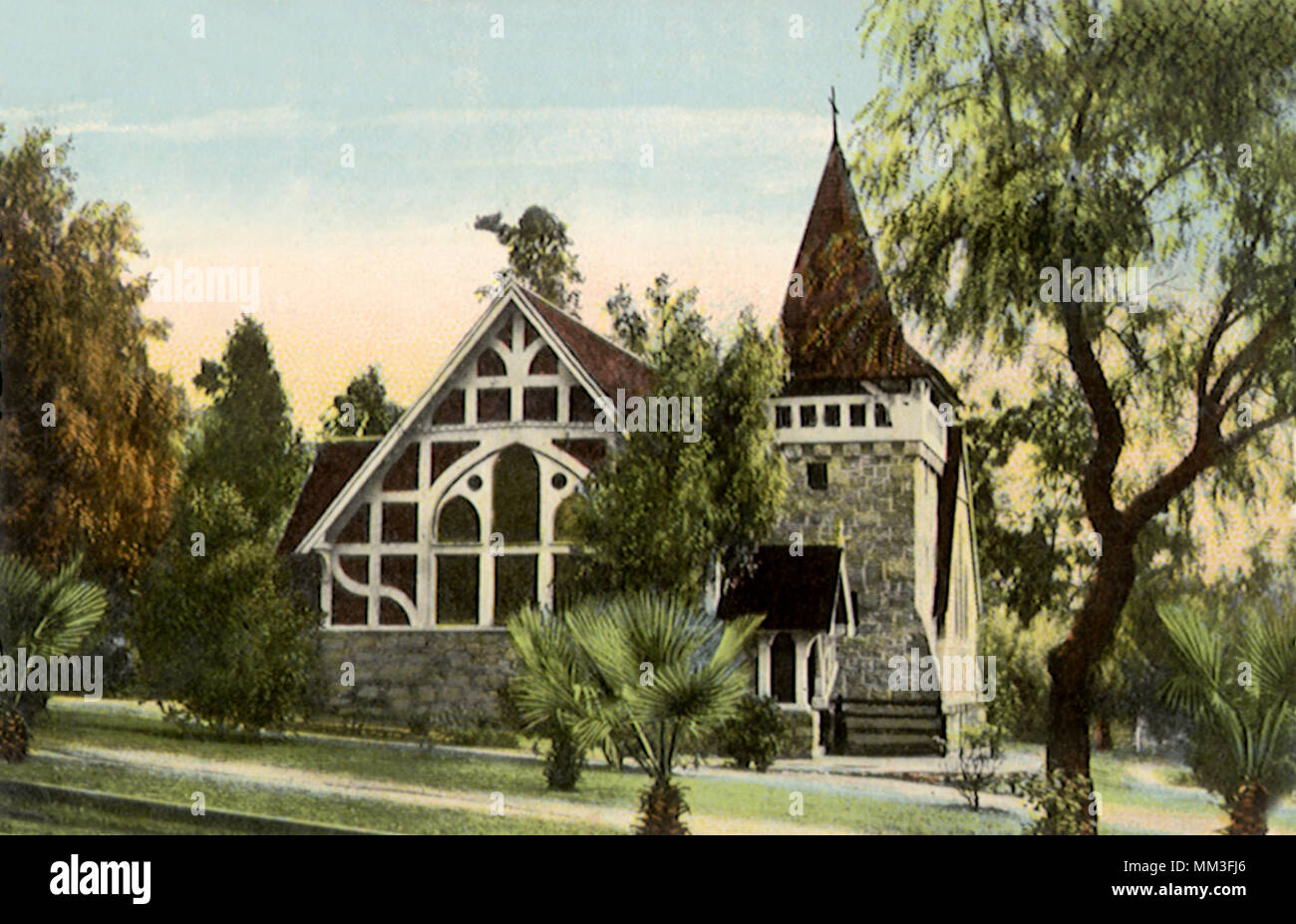 Église de l'Ascension. La Sierra Madre. 1912 Banque D'Images