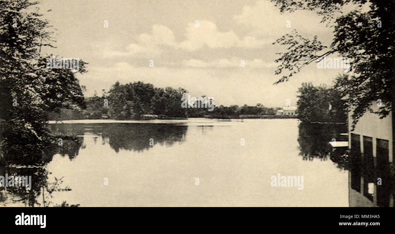 Lake Nonotuck. South Hadley. 1930 Banque D'Images