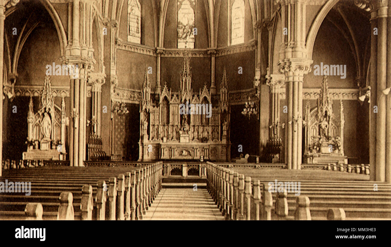 L'église All Saints. Ware. 1913 Banque D'Images