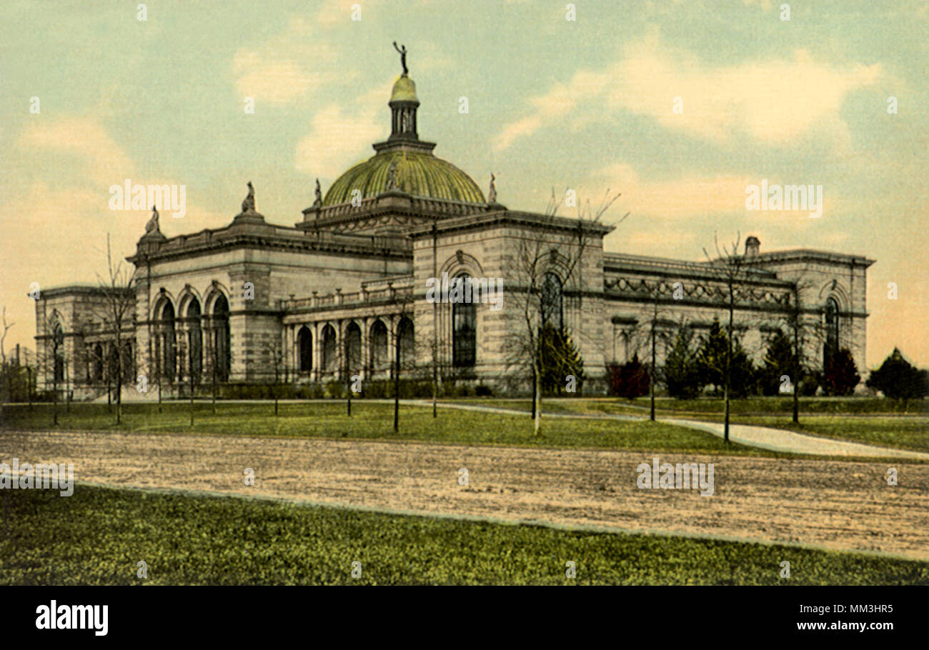 Memorial Hall de parc. Philadelphie. 1910 Banque D'Images