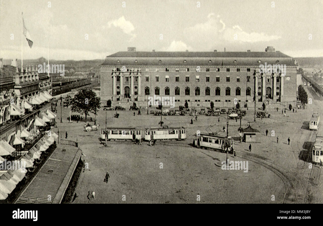 Bureau de poste. Gothenburg. 1933 Banque D'Images