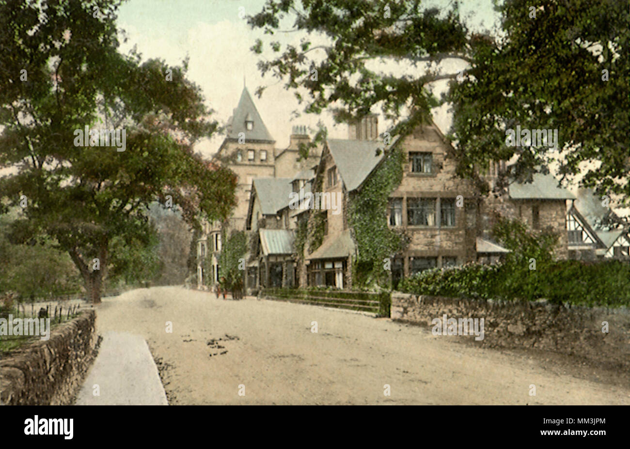 Hôtel de Waterloo. Bettws-Y-coed. 1910 Banque D'Images