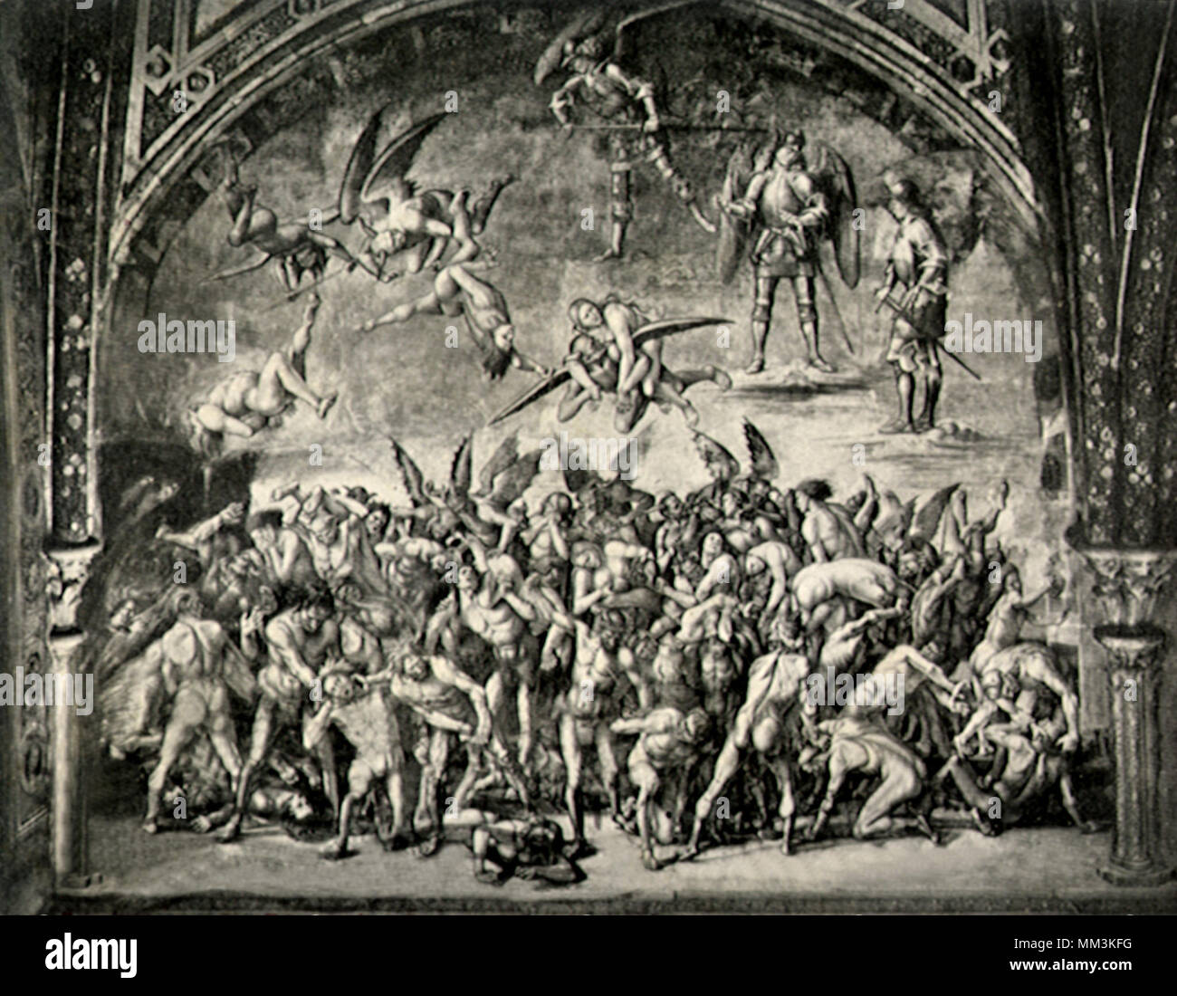 À l'oeuvre de la cathédrale. Orvieto. 1902 Banque D'Images