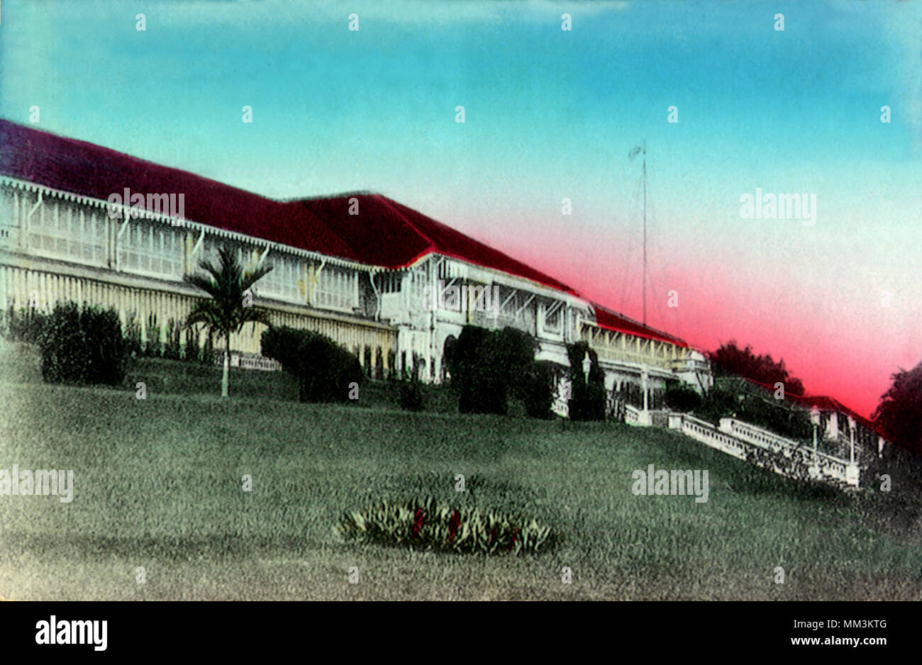 Palais du Sultan. Johore. 1920 Banque D'Images