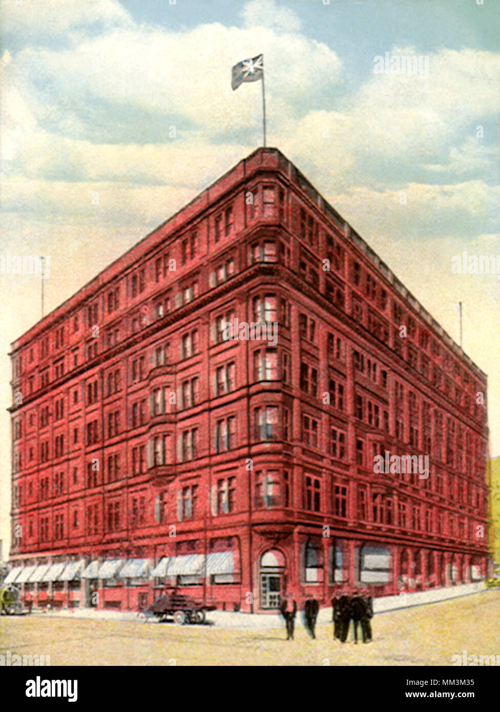 Queen Hotel. Montréal. 1922 Banque D'Images