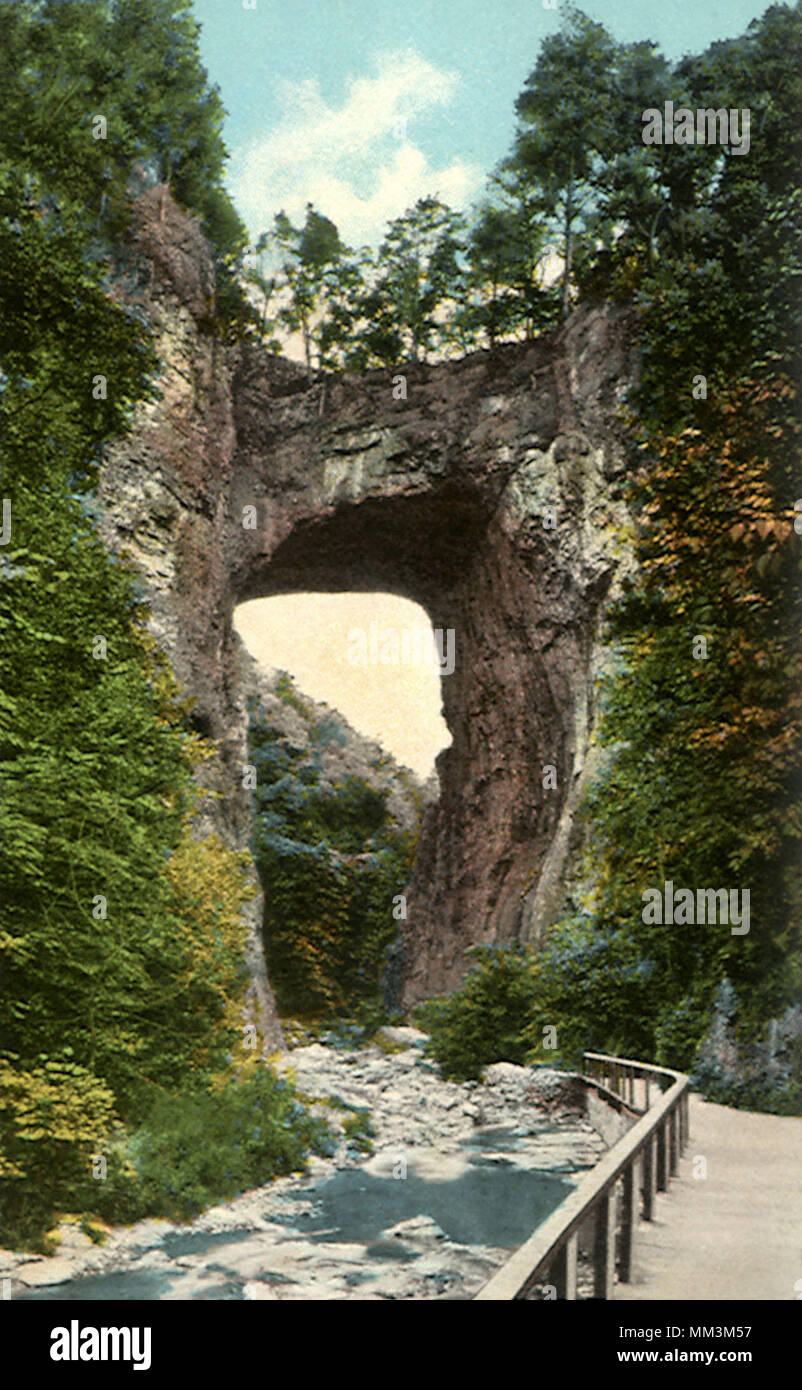 Pont naturel. 1933 Banque D'Images