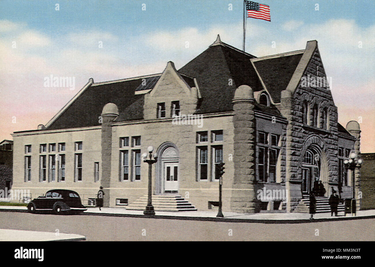 Bureau de poste. Fremont. 1940 Banque D'Images