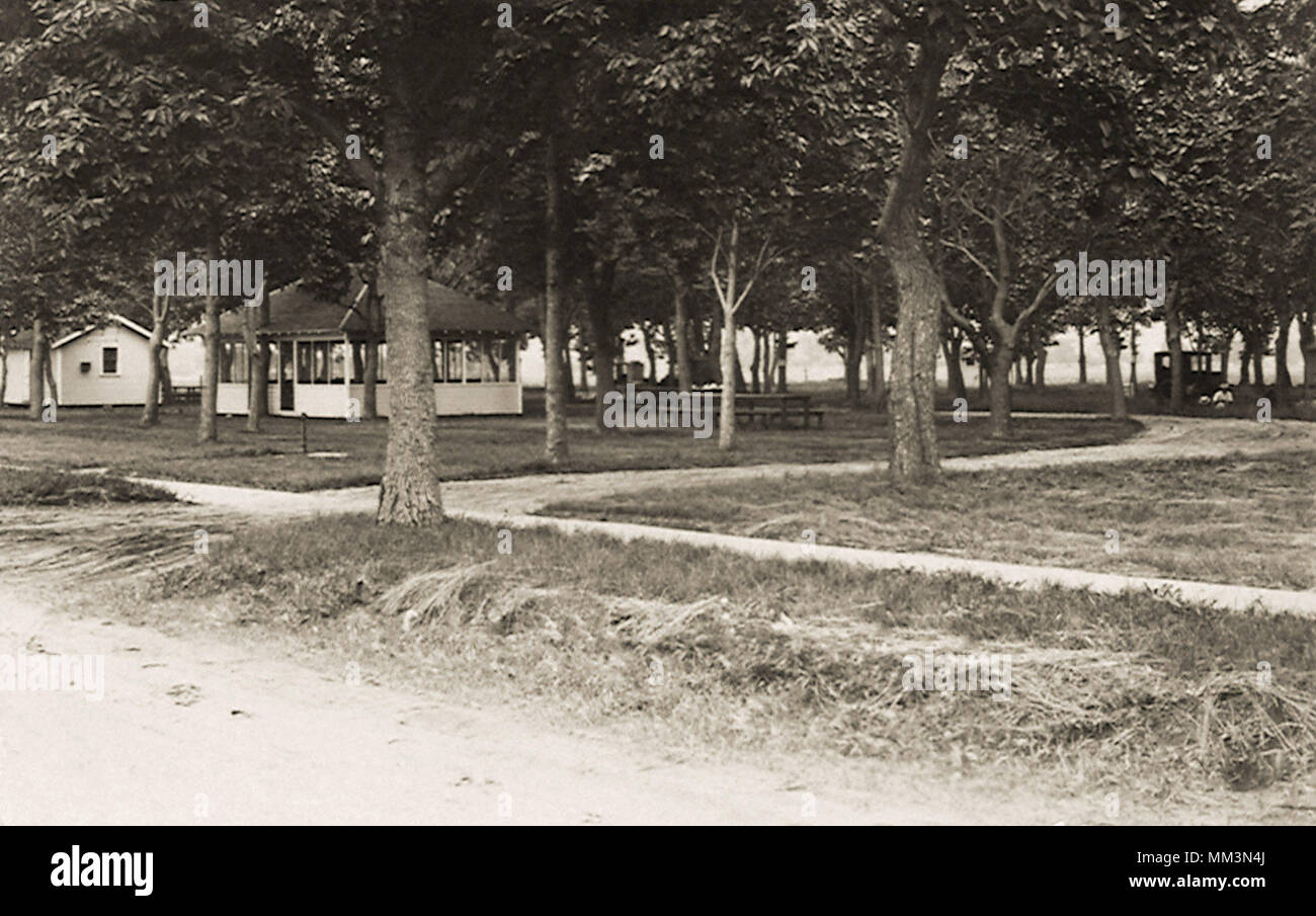 Camp touristique. Fremont. 1910 Banque D'Images