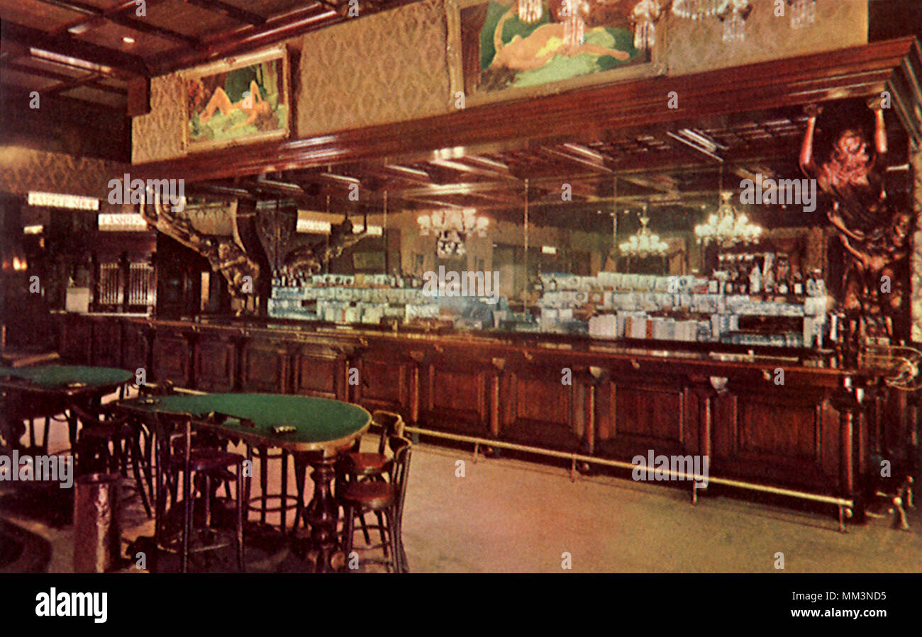 Golden Nugget Saloon. Las Vegas. 1965 Banque D'Images