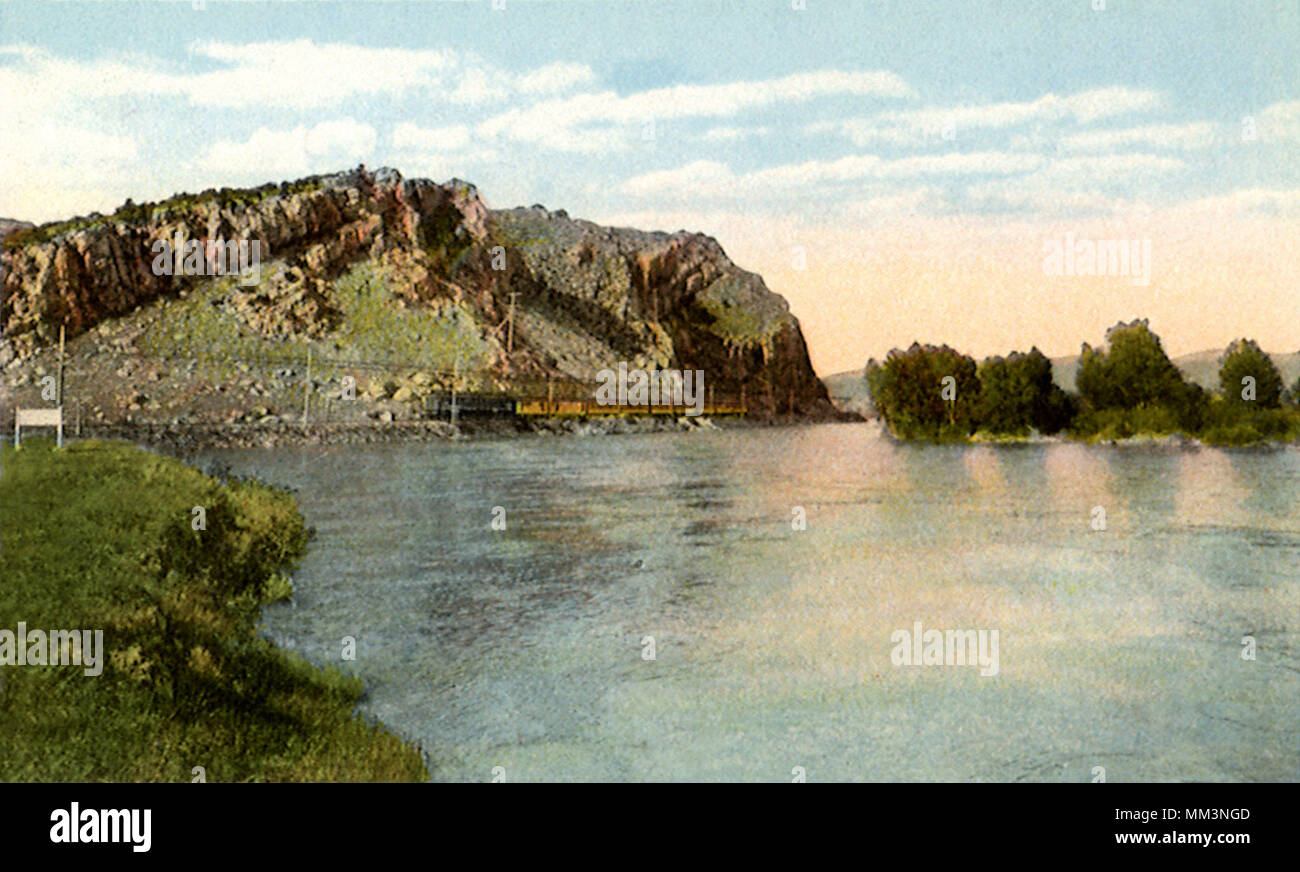 Source de la rivière Missouri. Trois fourches. 1930 Banque D'Images