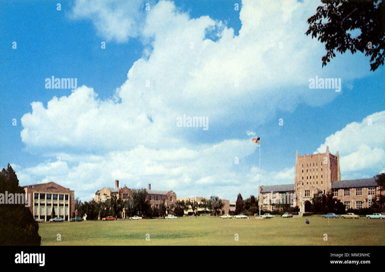 L'Université de Tulsa. 1960 Banque D'Images