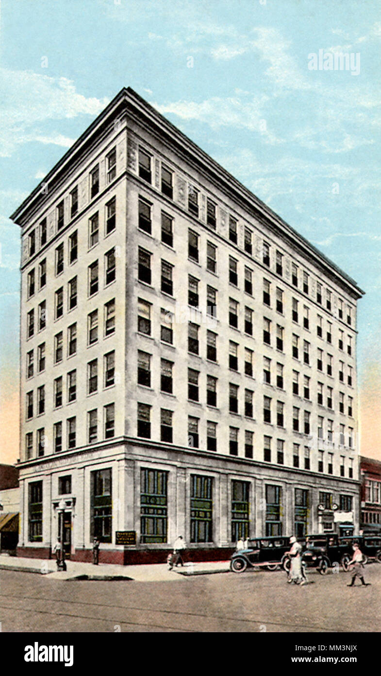 Nord Banque Nationale. Enid. 1920 Banque D'Images
