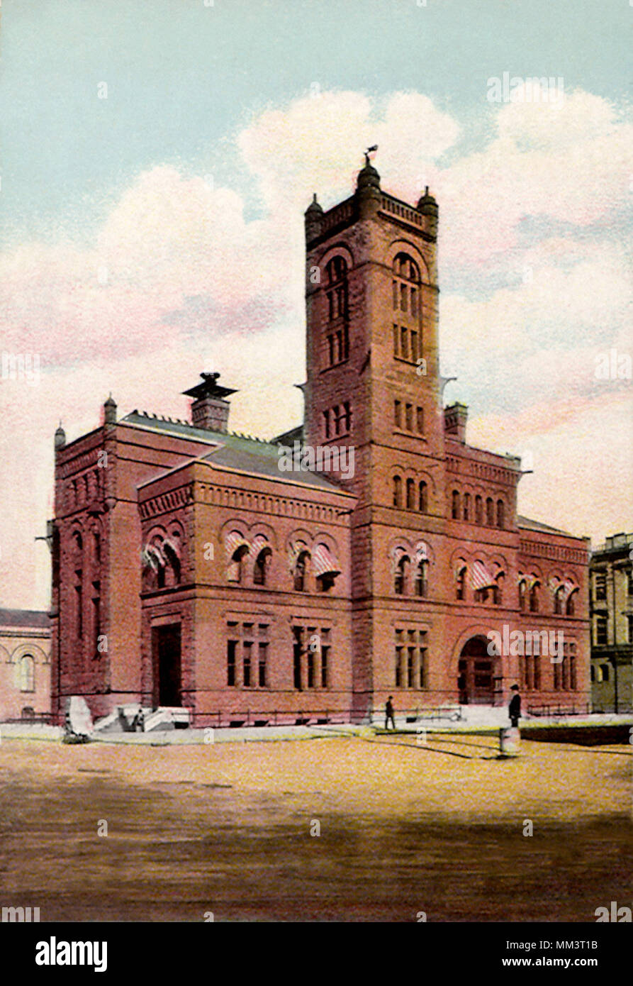 Bureau de poste. Sacramento. 1910 Banque D'Images