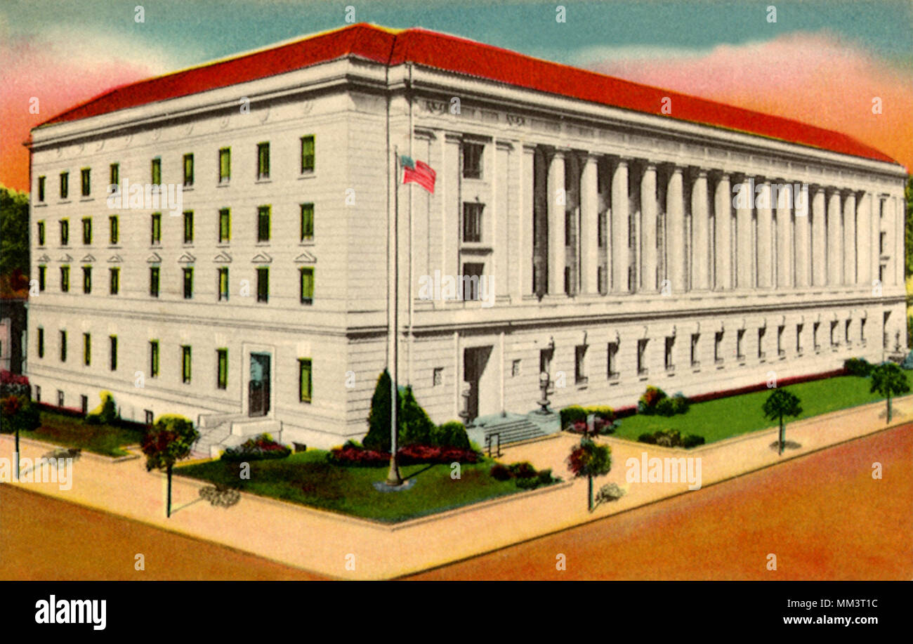 Bureau de poste. Sacramento. 1956 Banque D'Images