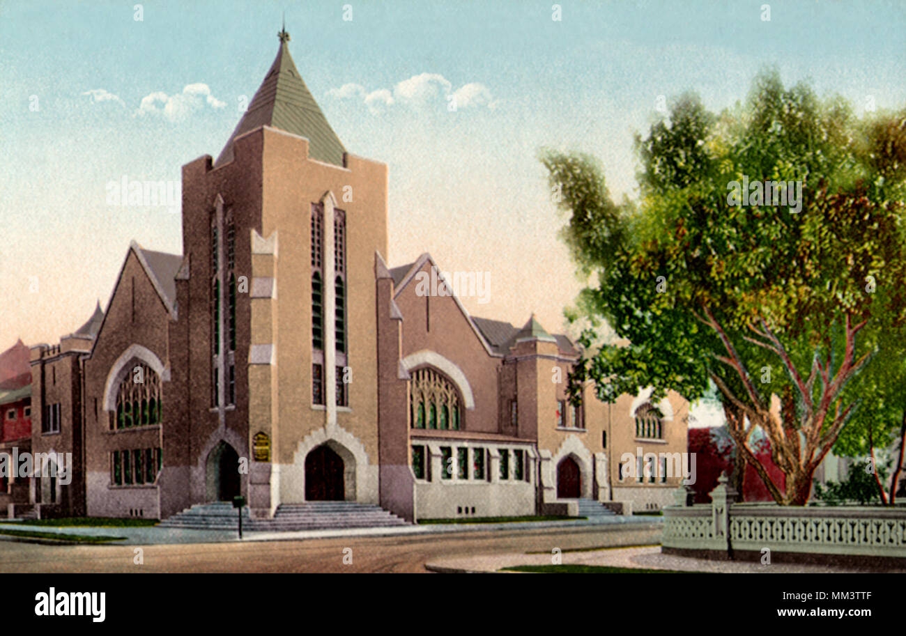 M. E. St Paul's Church. San Jose. 1910 Banque D'Images