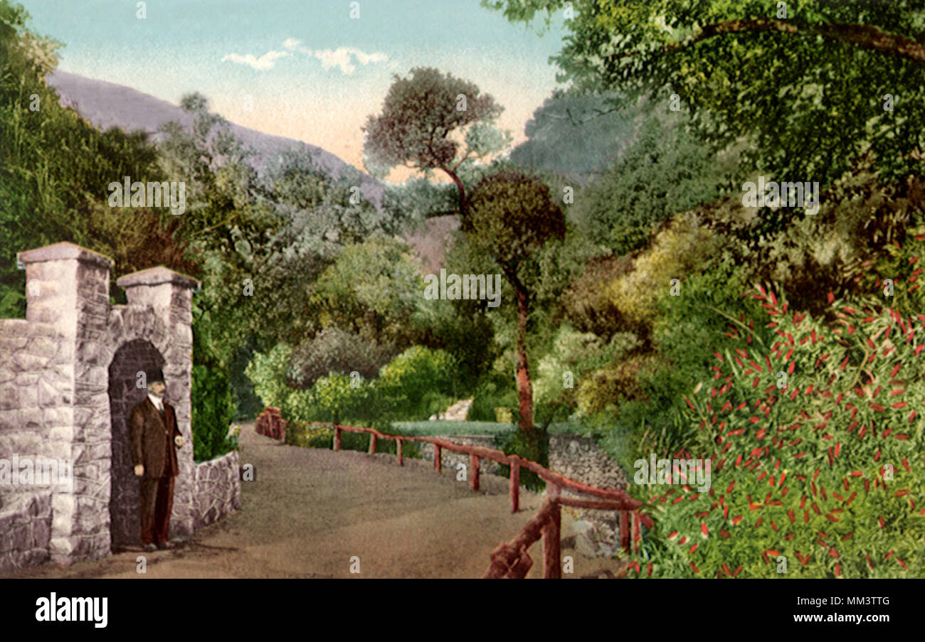 Alum Rock Park. San Jose. 1917 Banque D'Images