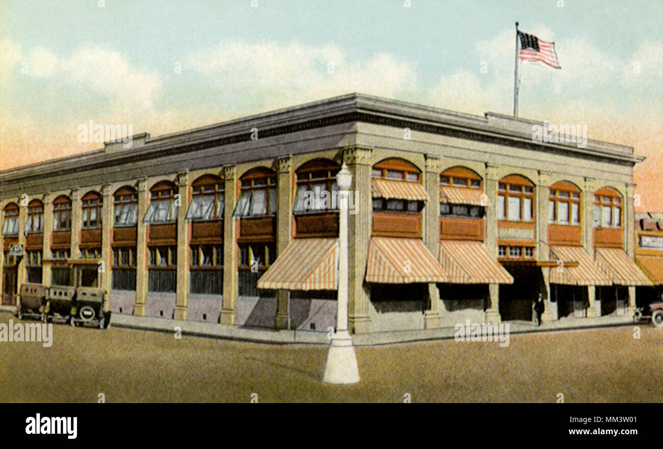 Bureau de poste. Redding. 1920 Banque D'Images