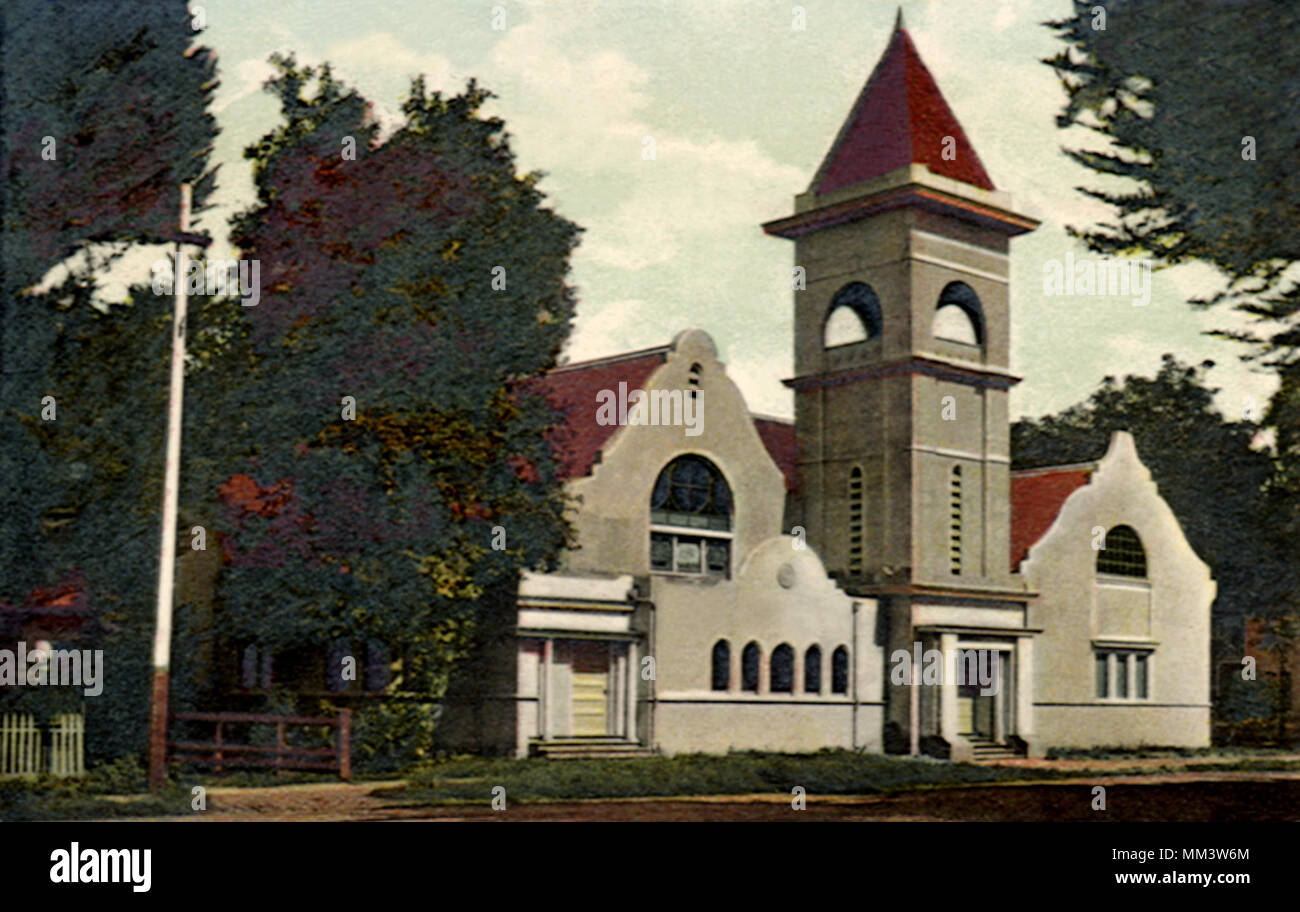 L'Église méthodiste. Visalia. 1909 Banque D'Images